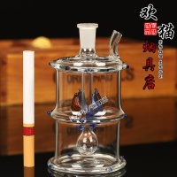 欢猫（HAPMAO）47莲花玻璃水烟壶官网介绍【价格_图片_报价_品牌】-欢猫商城