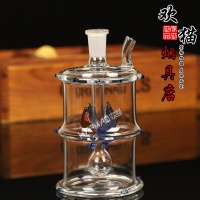 欢猫（HAPMAO）47莲花玻璃水烟壶官网介绍【价格_图片_报价_品牌】-欢猫商城